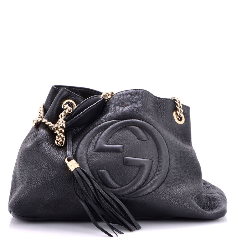 Gucci Medium Soho Chain Strap Shoulder Bag Leather
